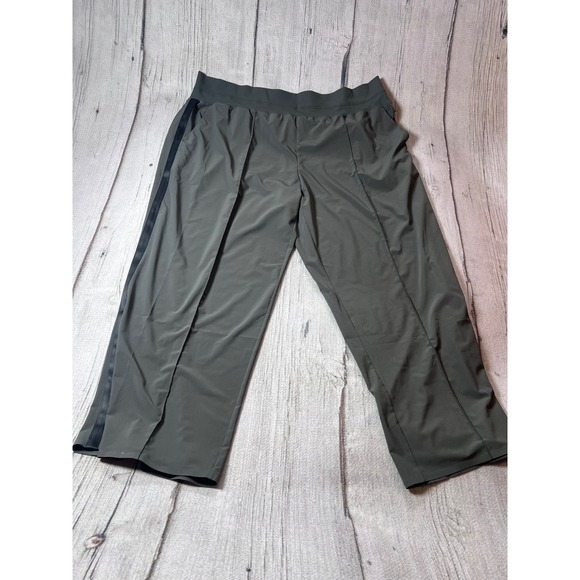 Athleta Pants - Athleta Nolita Wide Leg Pants Women‎ 26 Olive Green/ Gray Athleisure Minimalist